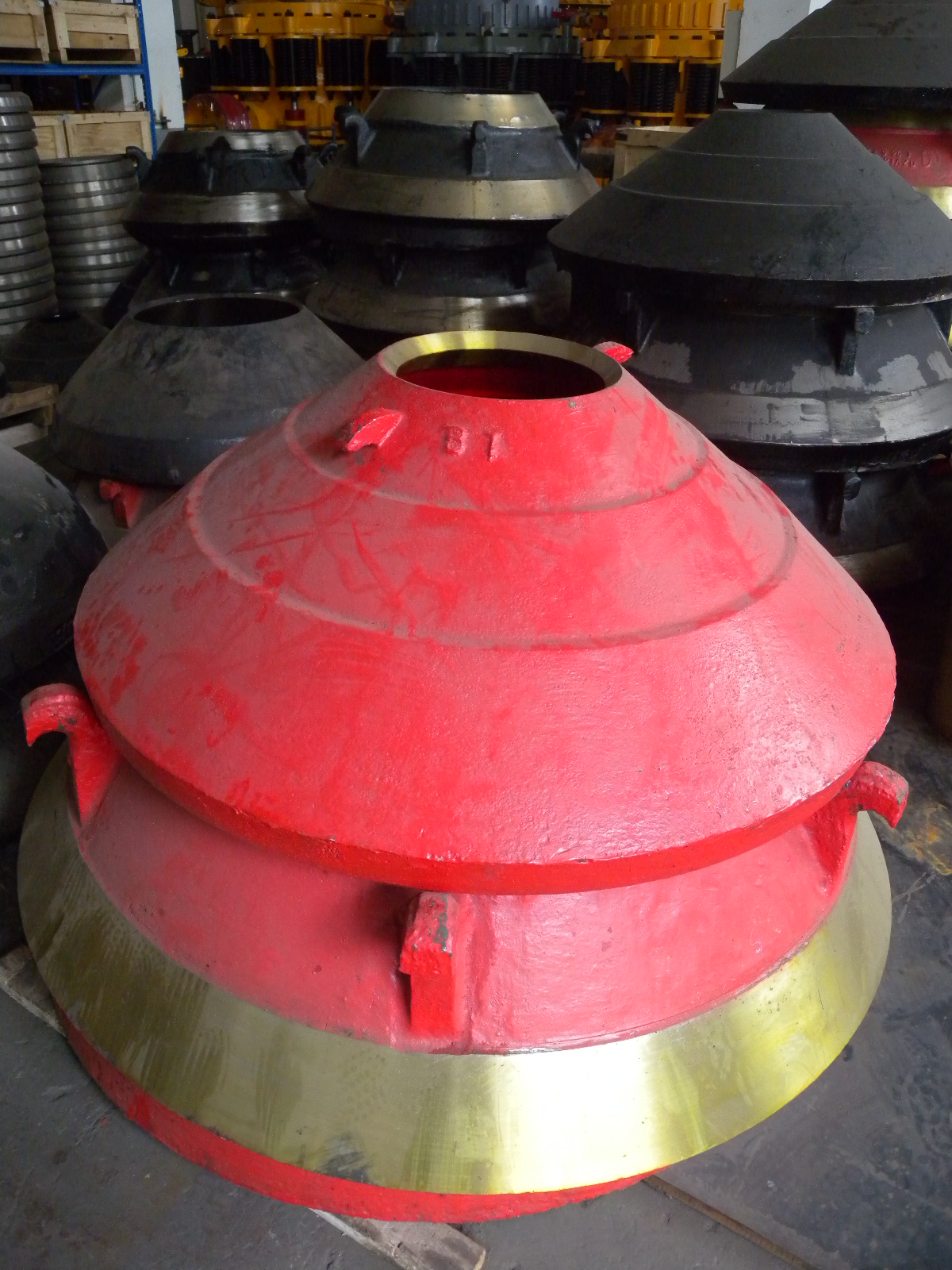 Piezas de desgaste de la trituradora de cono Minyu