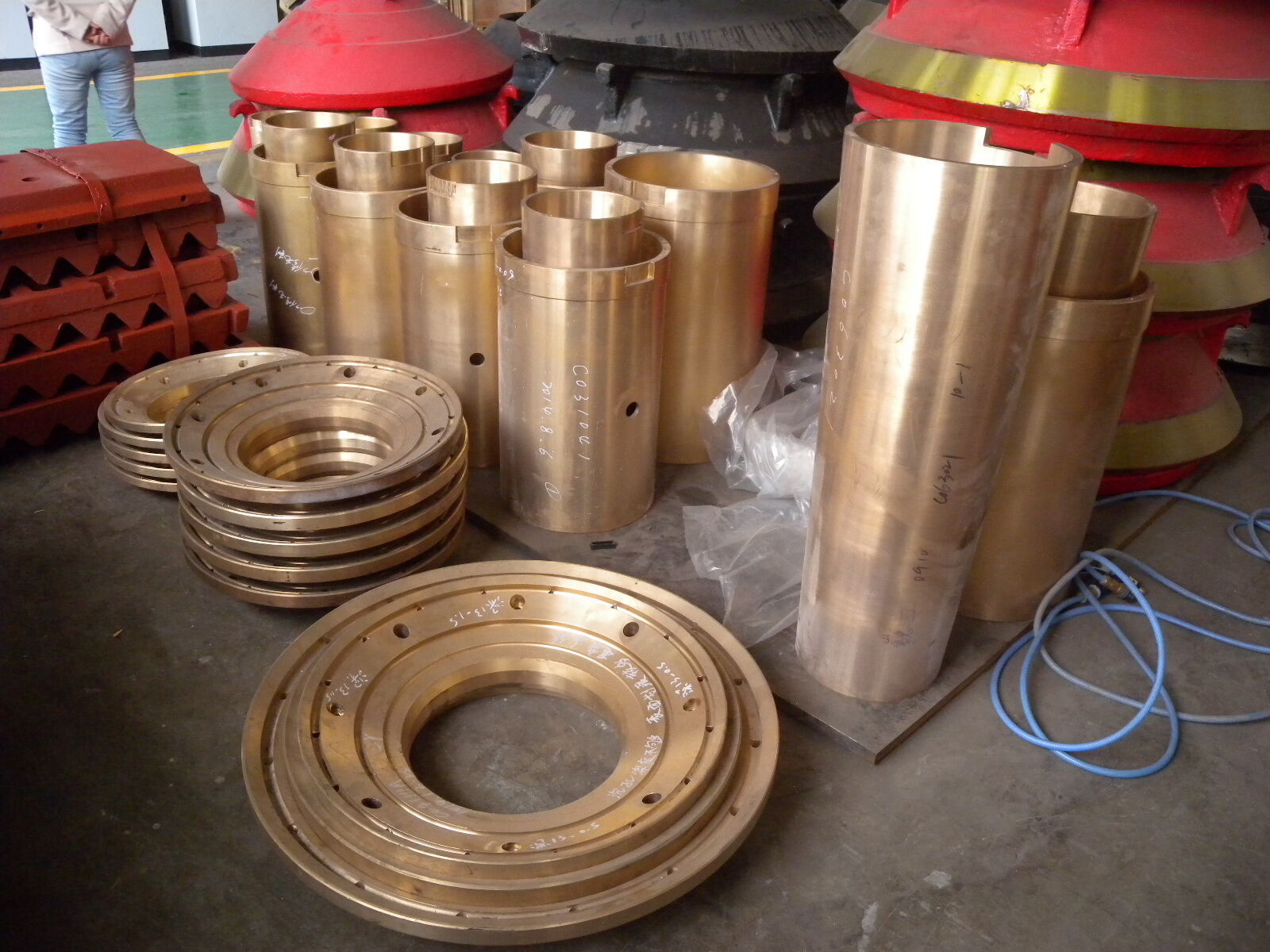 Piezas de desgaste de la trituradora de cono Minyu