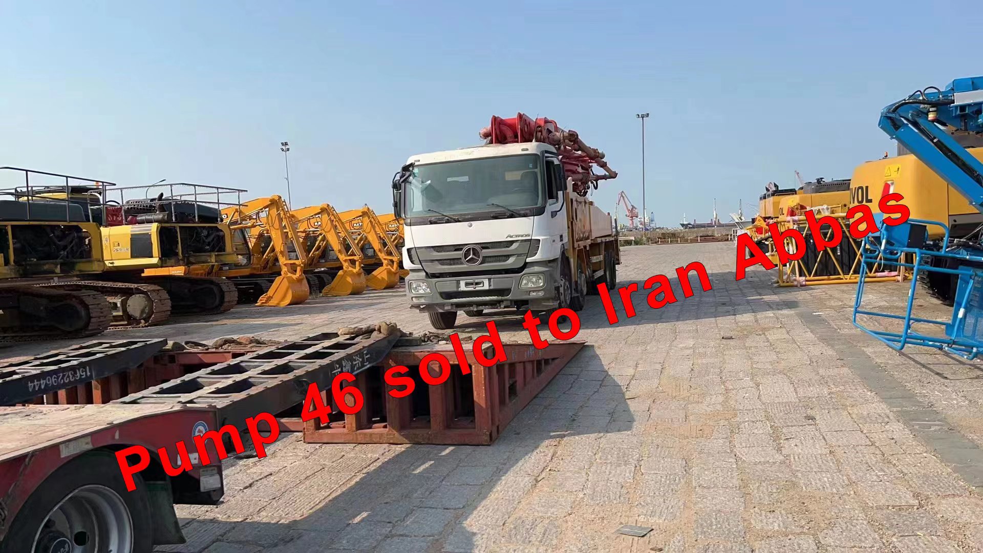 Putzmeister 46 vendido a Irán