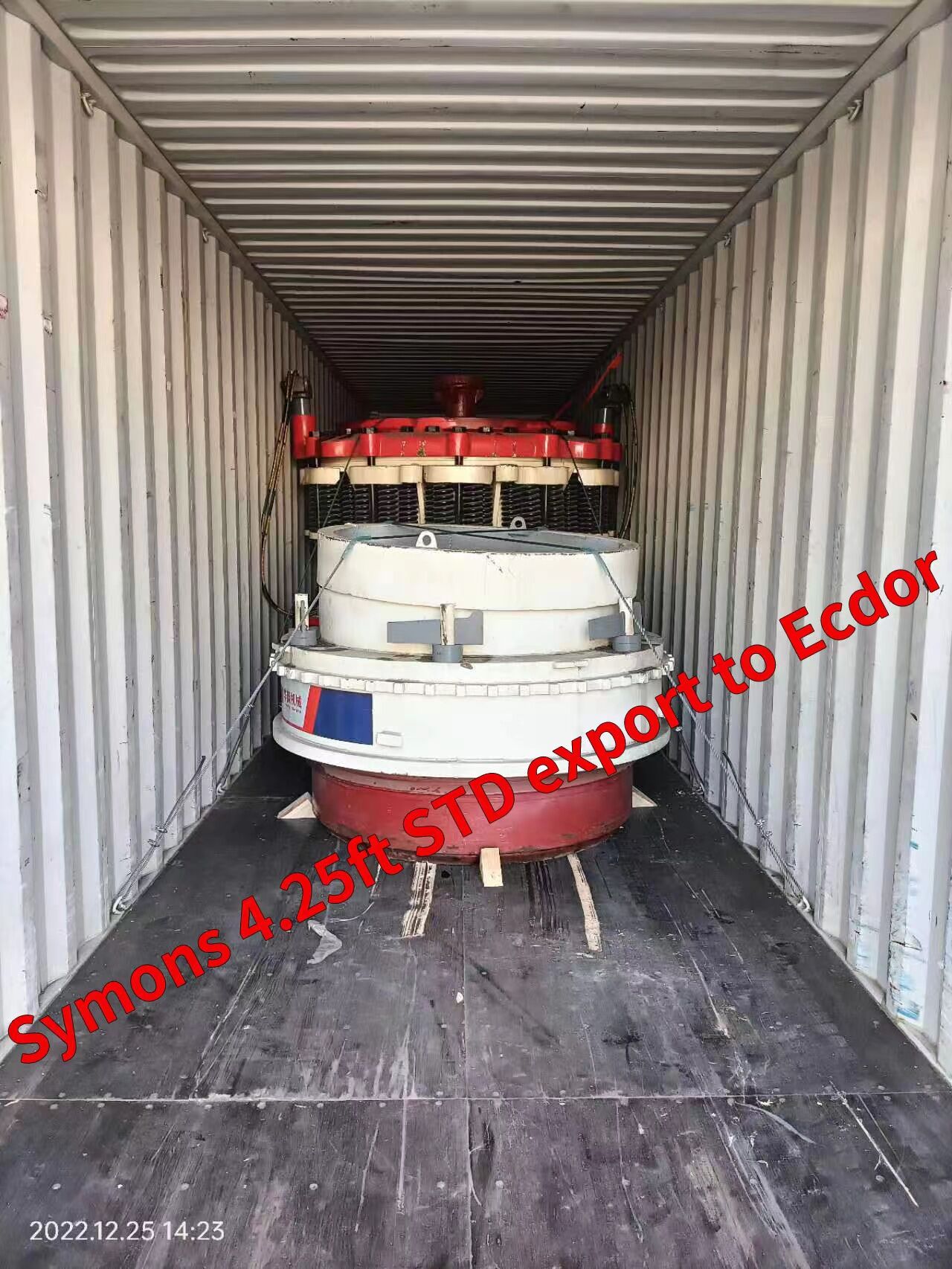 Cono Symons 4.25 FT Exportación a Ecuador