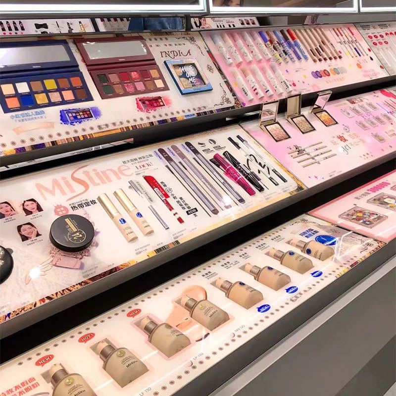 Makeup display rack