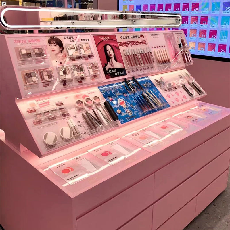 Makeup display rack
