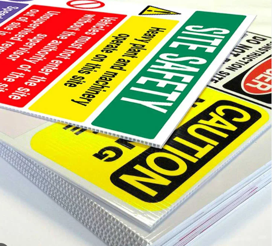 Corrugated Plastic Signs