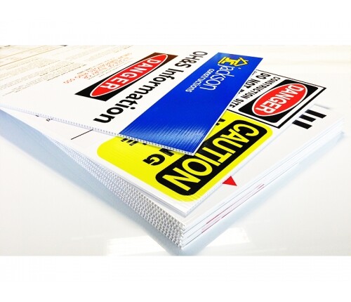  Custom Various Durable Corflute Signs