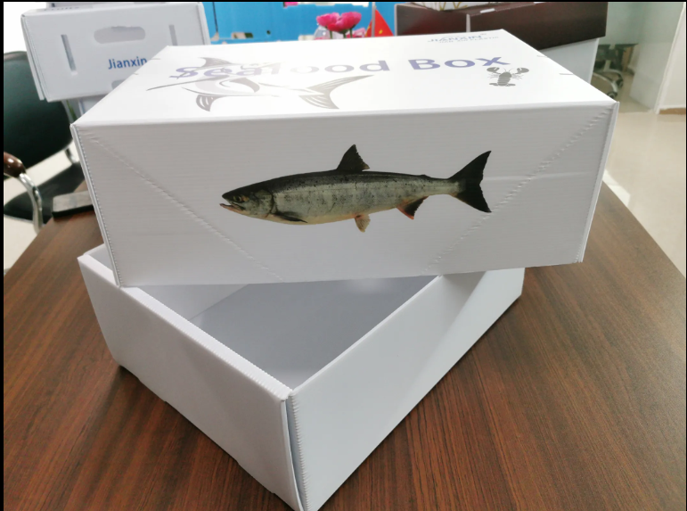 Fishery Product Export Packaging Box made by PP hollow board