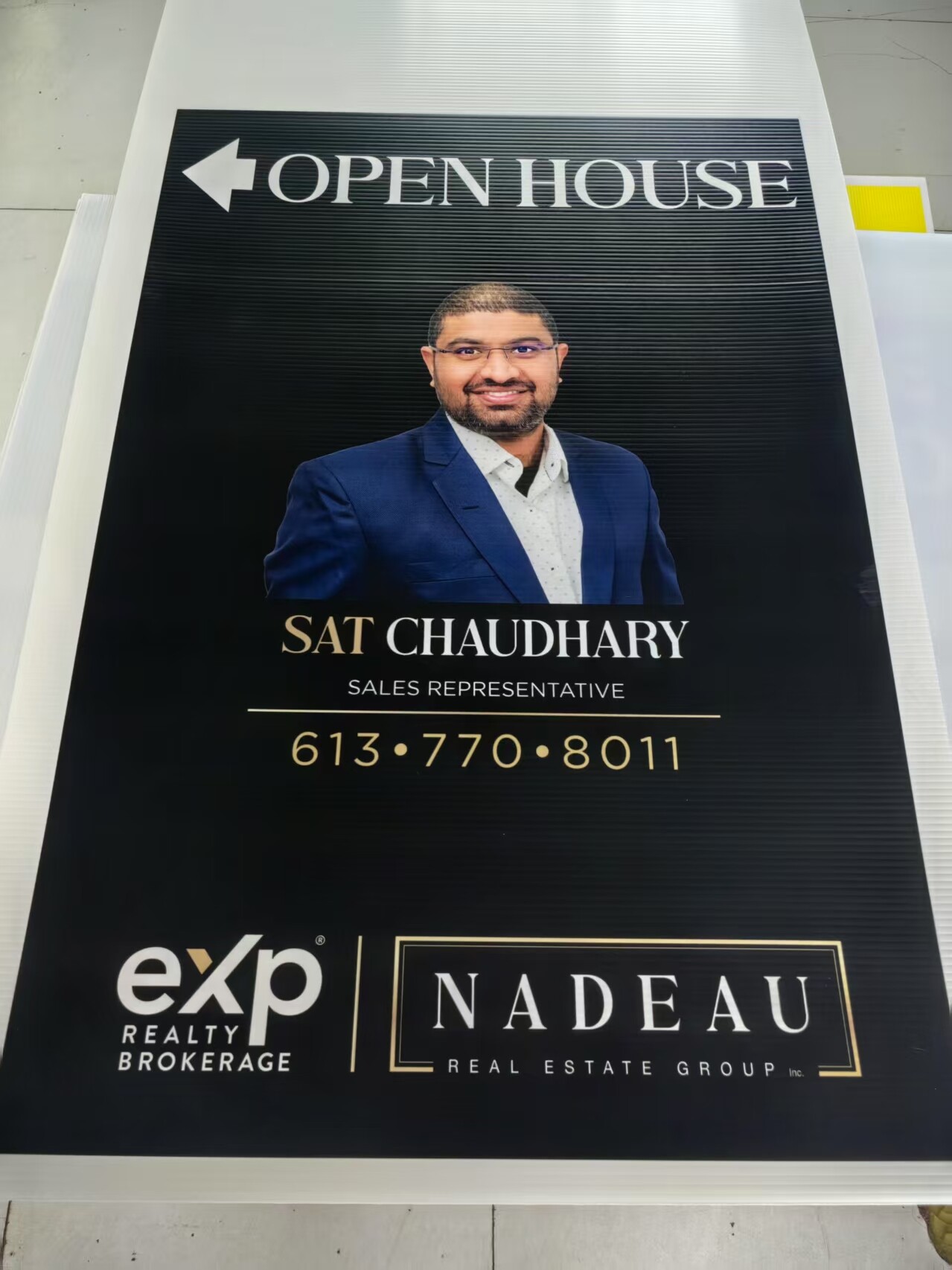 UV Printed Campaign Signs with H-Stakes