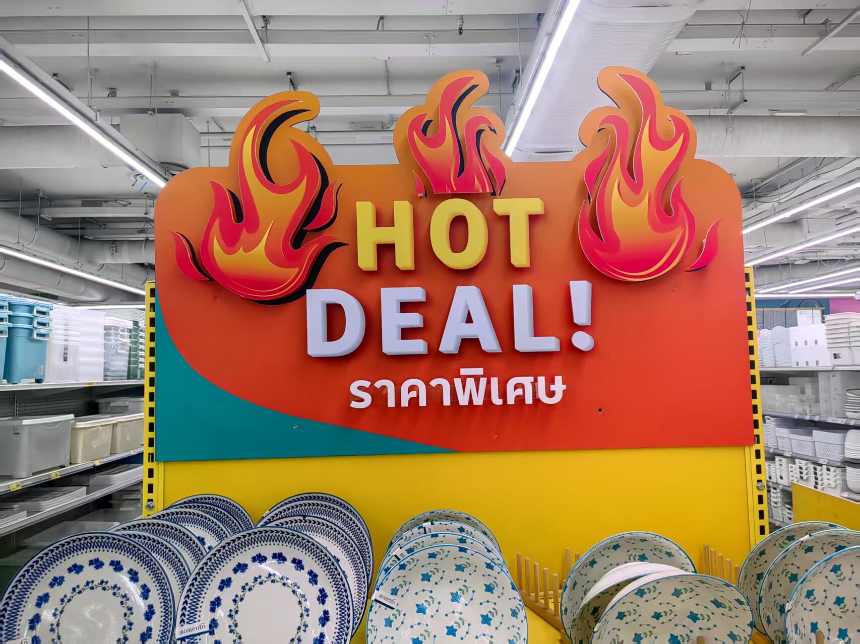 Corrugated Plastic Promotion Sign Board used in Supermarket .