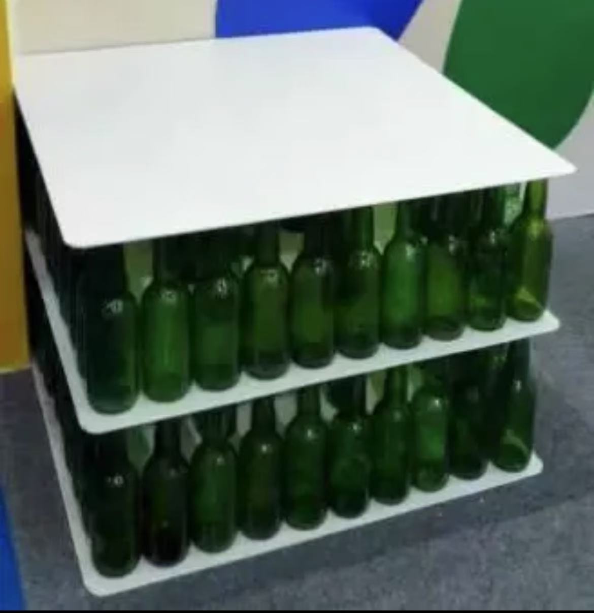 Recyclable Corrugated Plastic Bottle Divider Sheet for Safe Bottle Packaging