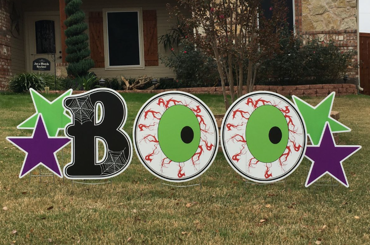 Custom Printed Polypropylene Hollow Board Halloween Yard Signs – Outdoor Coroplast Decorations