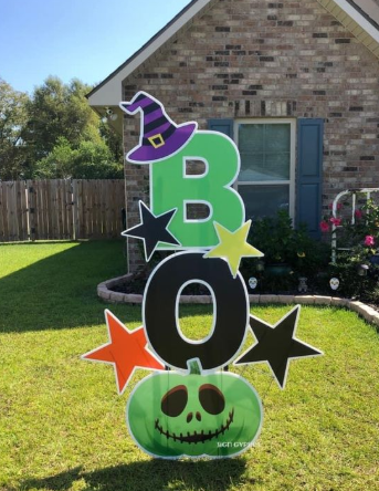 Custom Printed Polypropylene Hollow Board Halloween Yard Signs – Outdoor Coroplast Decorations