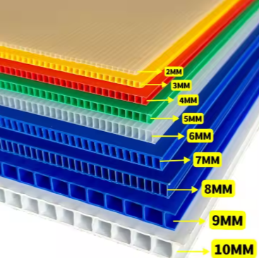 High-Quality Polypropylene Corrugated Sheets – 4mm-12mm Hollow Plastic Panels, Eco-Friendly