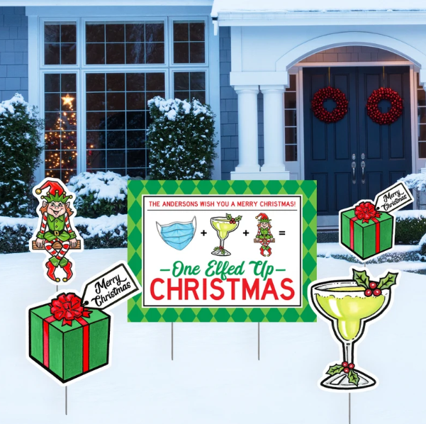 Custom PP Corrugated Christmas Yard Signs – Durable Holiday Outdoor Decoration Boards