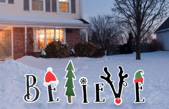 Custom PP Corrugated Christmas Yard Signs – Durable Holiday Outdoor Decoration Boards