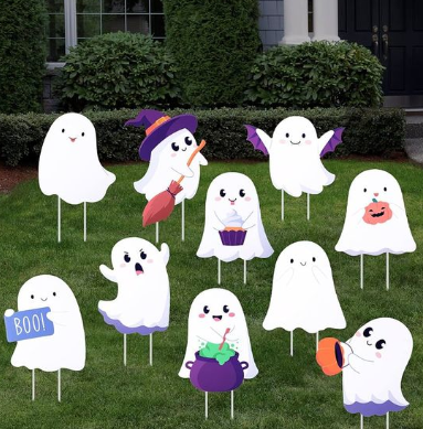 Custom PP Corrugated Halloween Yard Decoration Panels – Outdoor Spooky Display Boards