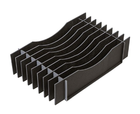Custom PP Corrugated Plastic Partition Container – Durable Modular Storage & Organizer Box
