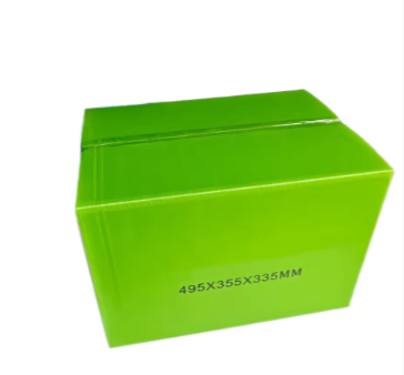 Customizable Green PP Hollow Sheet Skeleton Box – Waterproof, Recyclable Storage