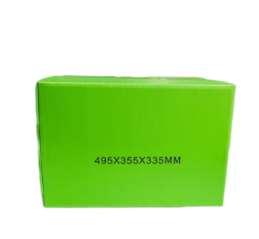 Customizable Green PP Hollow Sheet Skeleton Box – Waterproof, Recyclable Storage