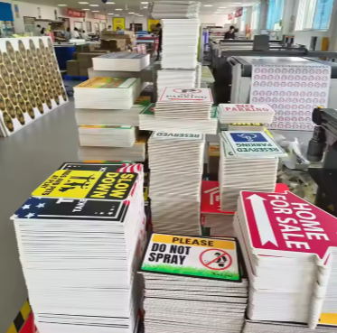 PP Corrugated Plastic Sign Panel – 4mm Thick Custom Outdoor Display