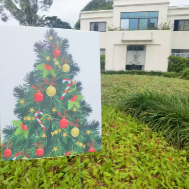 Factory Supply Coroplast Christmas Yard Signs – Custom Printed Holiday Decoration Boards