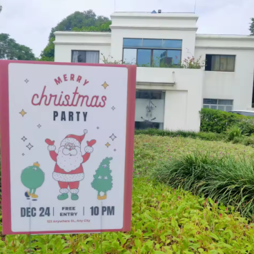 Factory Supply Coroplast Christmas Yard Signs – Custom Printed Holiday Decoration Boards