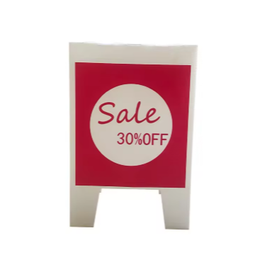 Foldable PP Stand Sign – Pool Safety & Notice Board