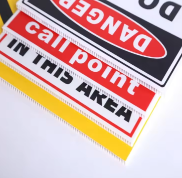 4x8 ft Corrugated PP Sheet – Lightweight Hollow Coroplast for Advertising/Sign 