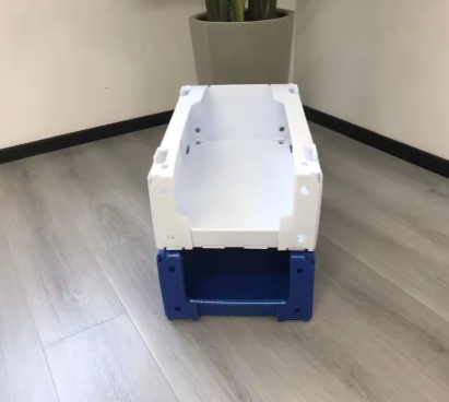 Plastic Stackable Picking Bin – Front Access Storage Solution for Clothing & Inventory