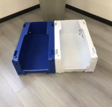 Plastic Stackable Picking Bin – Front Access Storage Solution for Clothing & Inventory