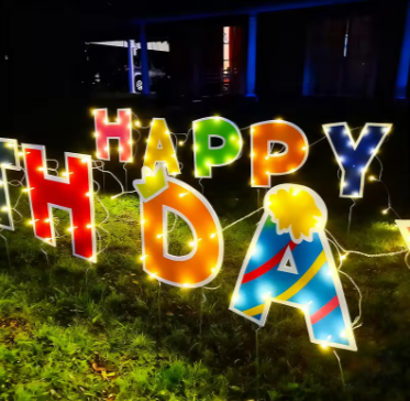 Reusable Corrugated Plastic Display Panels – Ideal for Birthday, Lawn & Event Signs