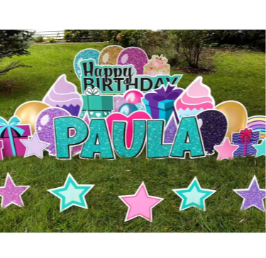Reusable Corrugated Plastic Display Panels – Ideal for Birthday, Lawn & Event Signs