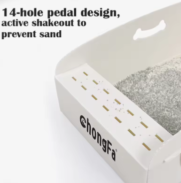 Foldable PP Corrugated Cat Litter Tray – Portable, Leakproof & Easy to Clean