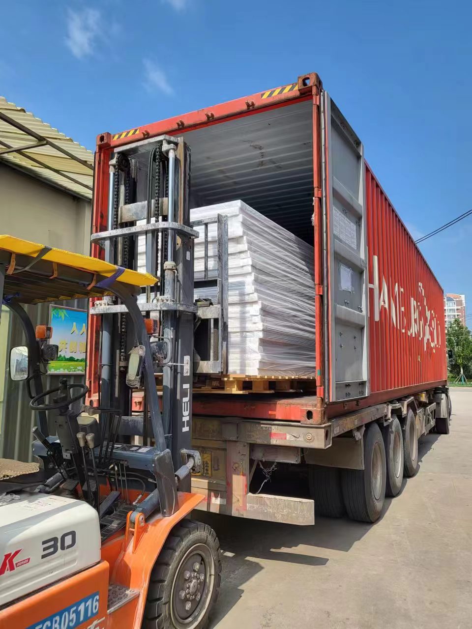 PE corrugated plastic sheet