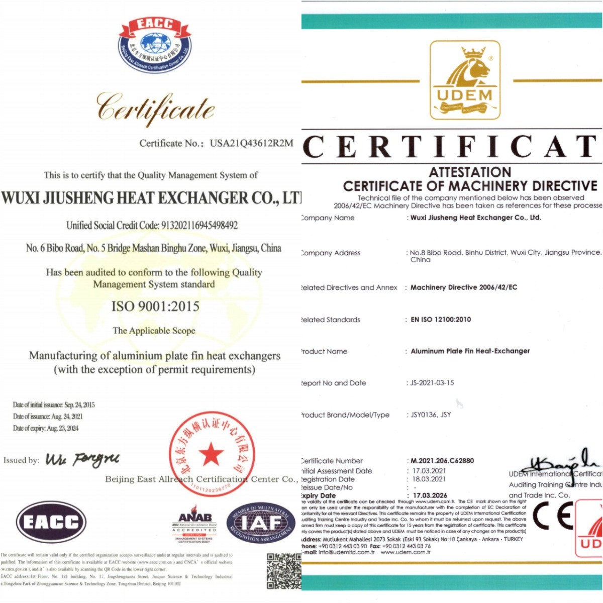 certificates certificates