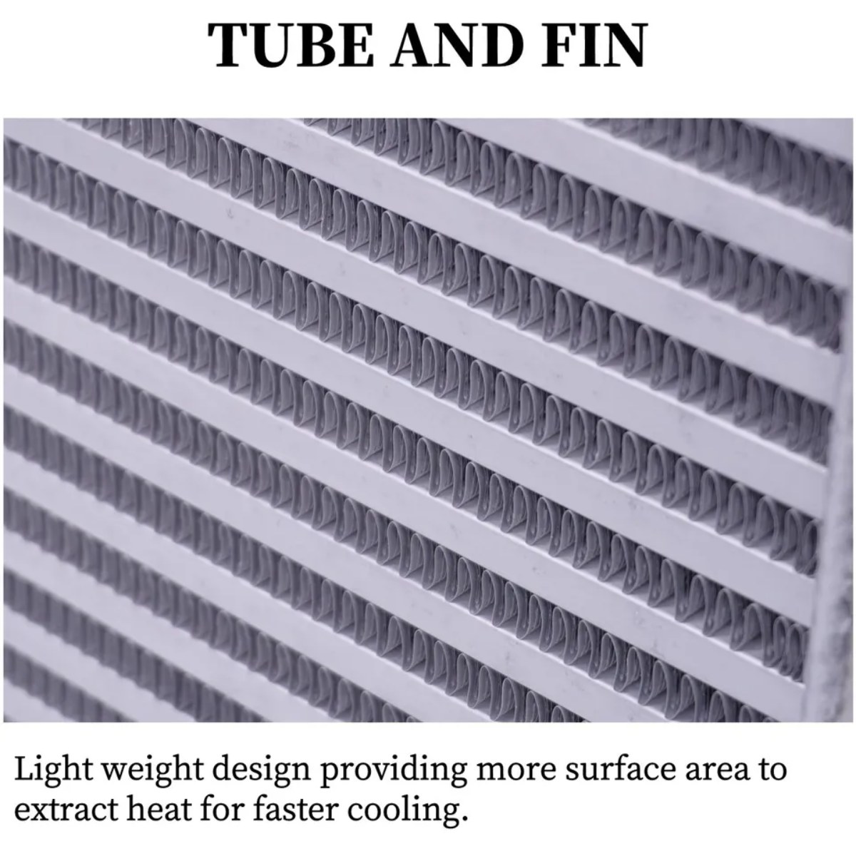 Aluminum Intercooler Tube Fin Heat Exchanger for Volkswagen Jetta Golf 1.8T MK4 WG-149