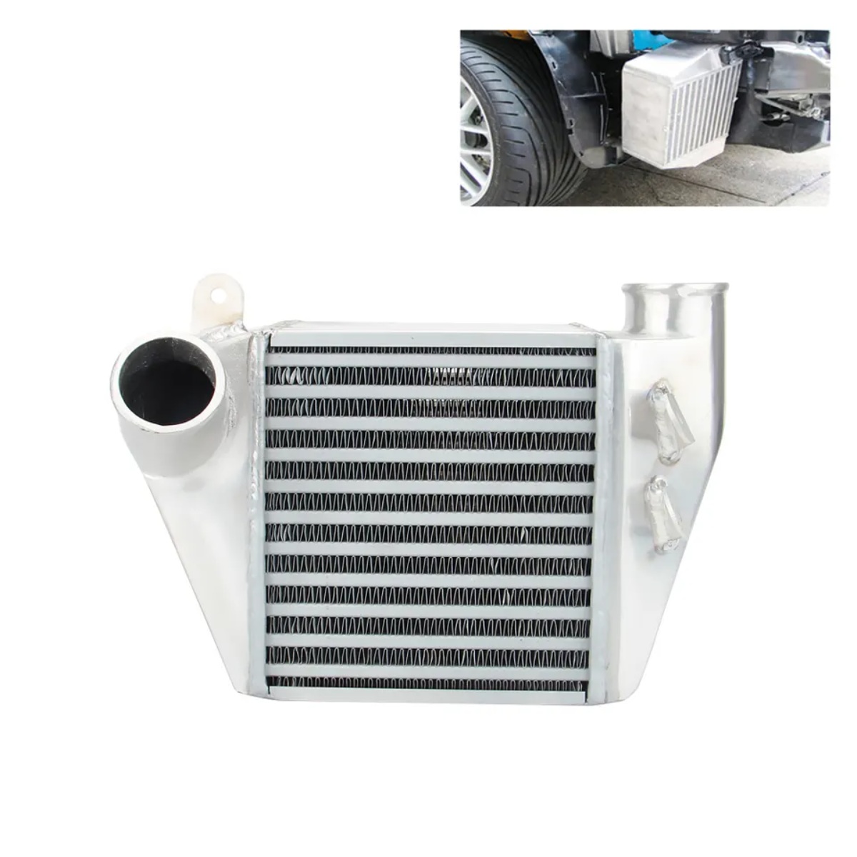 Aluminum Intercooler Tube Fin Heat Exchanger for Volkswagen Jetta Golf 1.8T MK4 WG-149