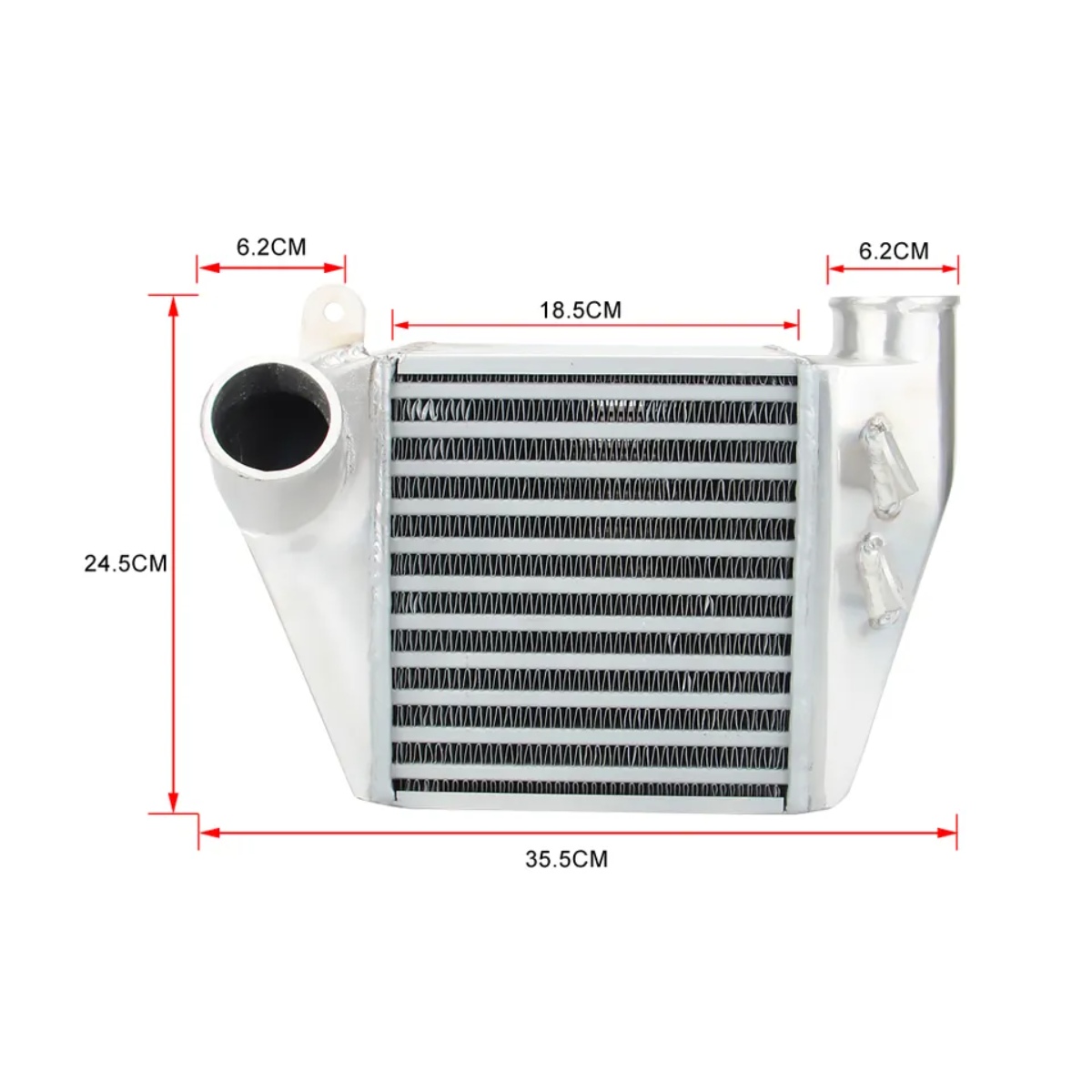 Aluminum Intercooler Tube Fin Heat Exchanger for Volkswagen Jetta Golf 1.8T MK4 WG-149