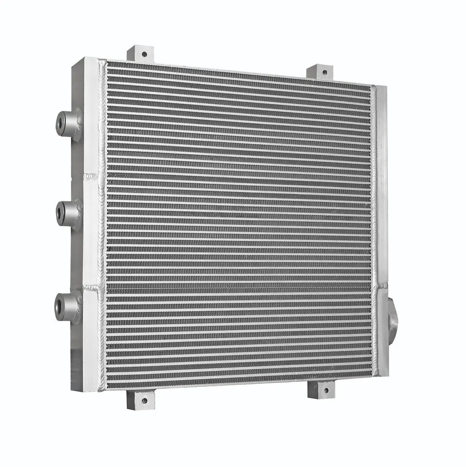 Wholesale Aluminum Compressor Oil Cooler Plate Fin Heat Exchanger Wholesale Aluminum Compressor Oil Cooler Plate Fin Heat Exchanger