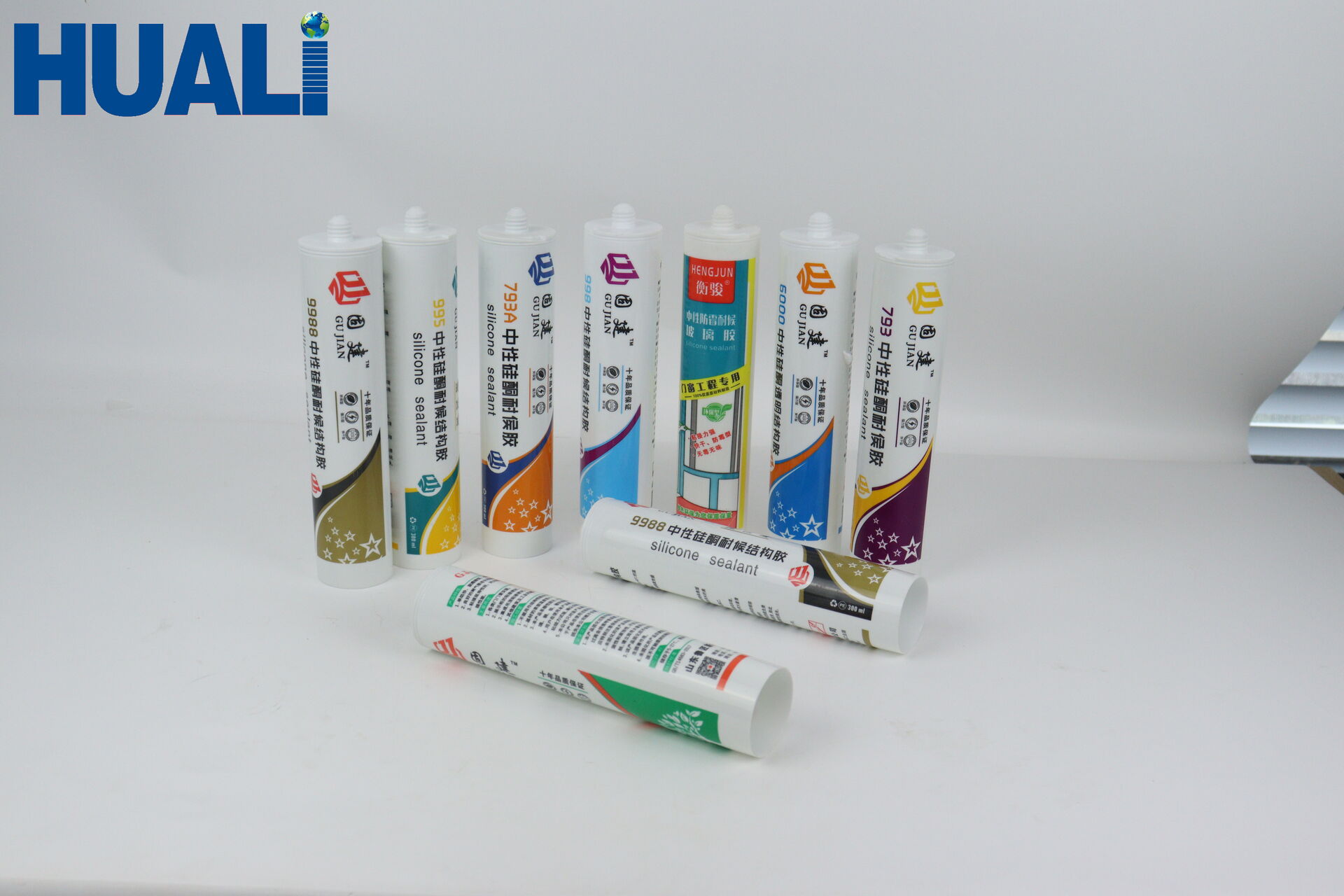 Neutral silicone structural adhesive 