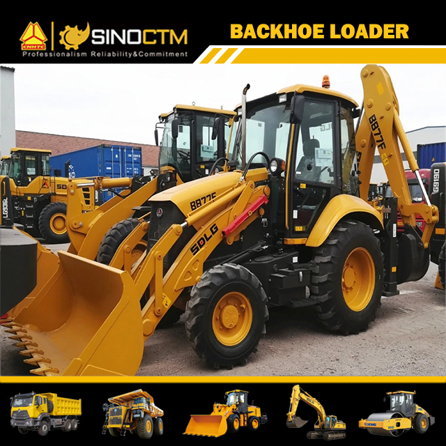 SDLG B877 Backhoe Loader