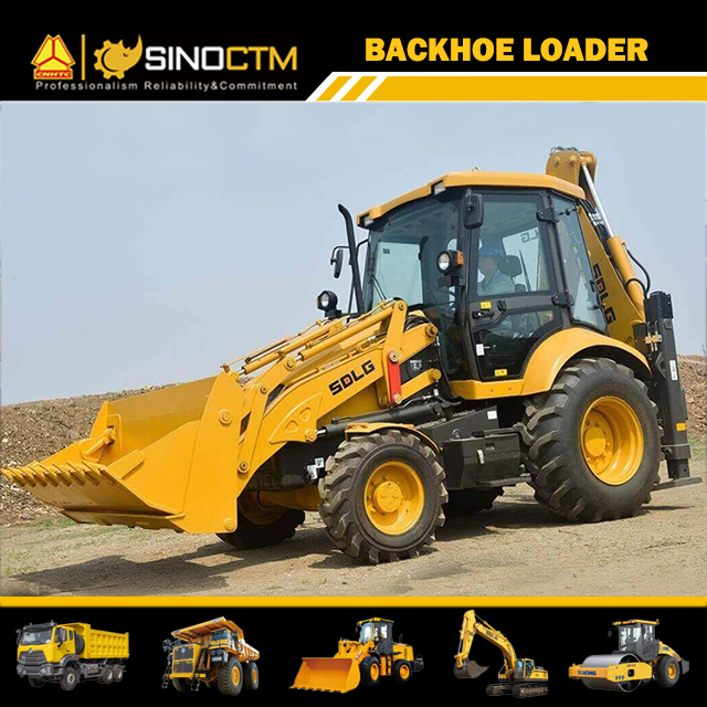 SDLG B877 Backhoe Loader
