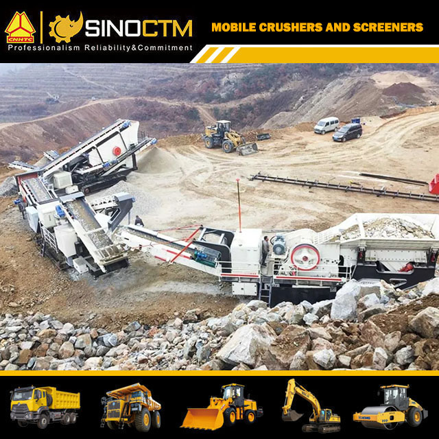 Crawler Mobile impact crusher 80t/h-450t/h