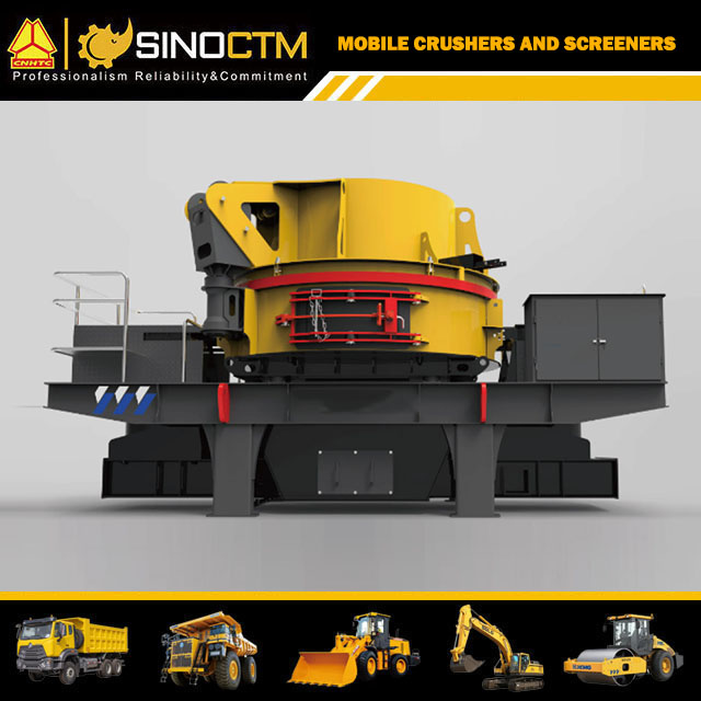 Crawler Mobile Vertical Shaft Impact Crusher 65t/h