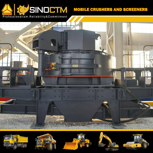 Crawler Mobile Vertical Shaft Impact Crusher 65t/h