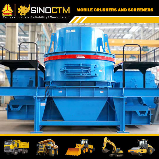 Crawler Mobile Vertical Shaft Impact Crusher 65t/h