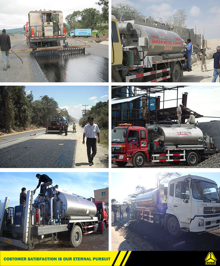 新沥青洒布车组合 1.jpg XLS1203 Bitumen Sprayer Truck