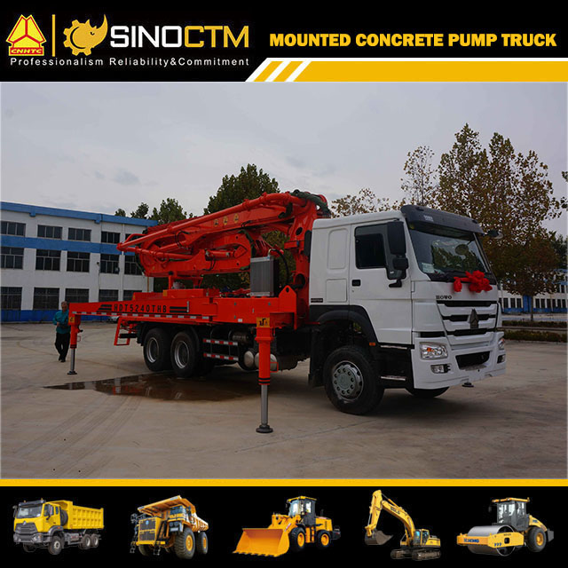 HOWO Boom Concrete Pump Truck 33m