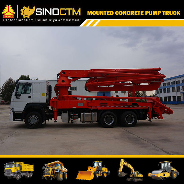 HOWO Boom Concrete Pump Truck 33m