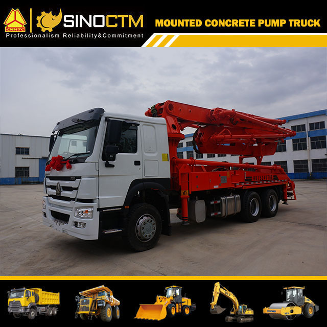 HOWO Boom Concrete Pump Truck 33m