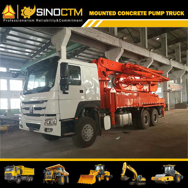 HOWO Boom Concrete Pump Truck 33m