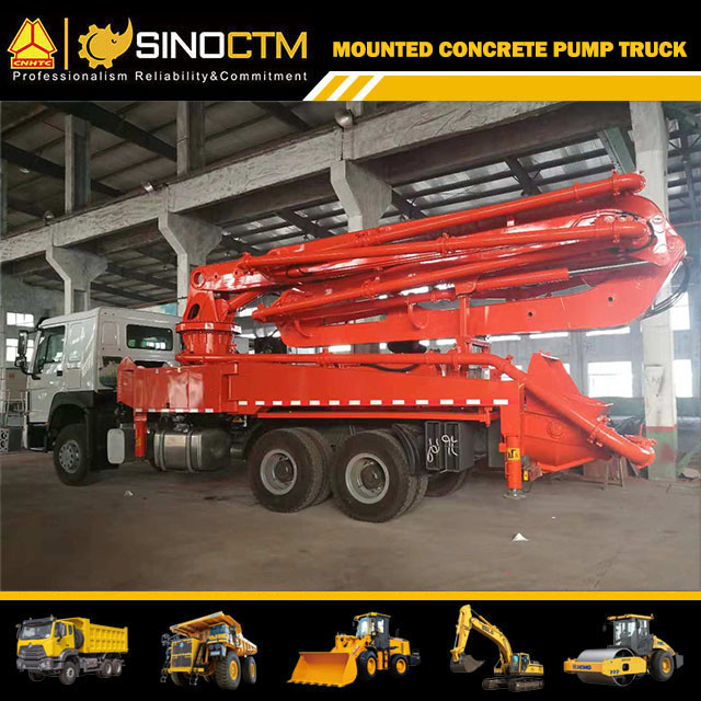 HOWO Boom Concrete Pump Truck 33m